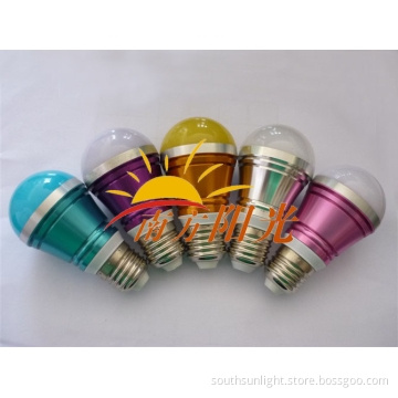 3W Colorful LED Light Bulb
